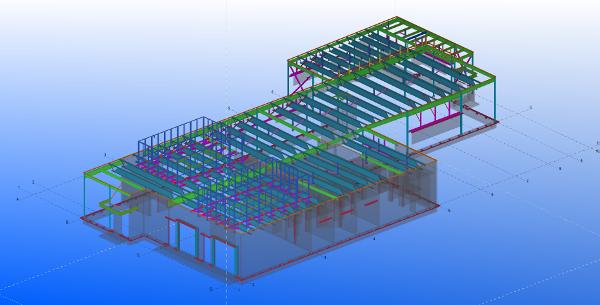 Elk Point RCMP Tekla model