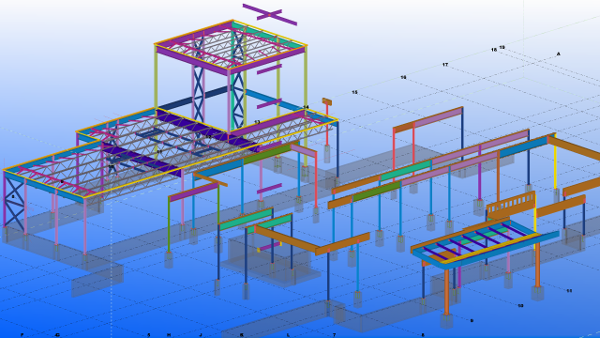 Fort McMurray Tekla model