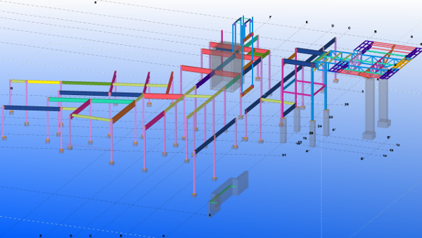 Silver Birch Tekla model
