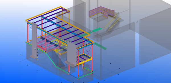 St. Johns Library Tekla model